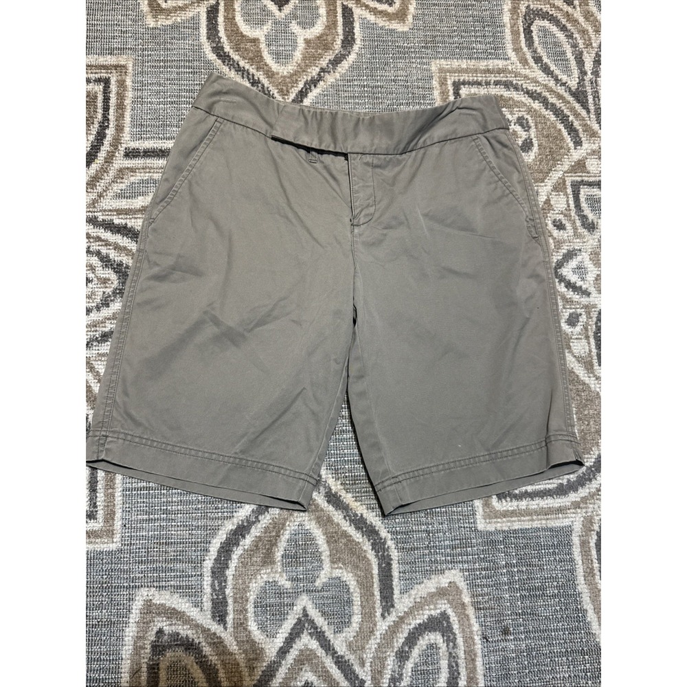 Eddie Bauer Vashon Fit Petite Shorts Size 4 30W X 9.5L , Gray